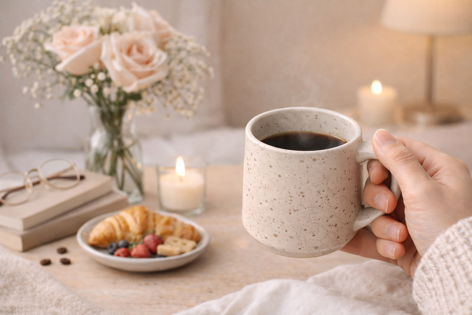 Coffee mugs used during an everyday coffee moment