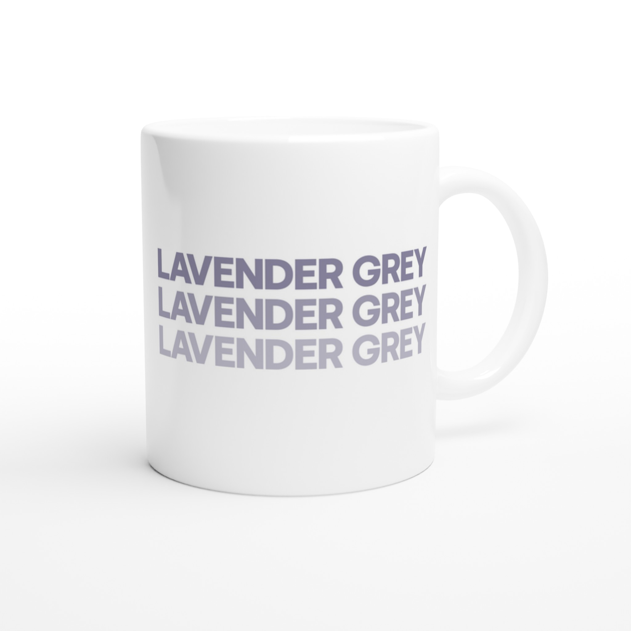 Lavender Grey Typography