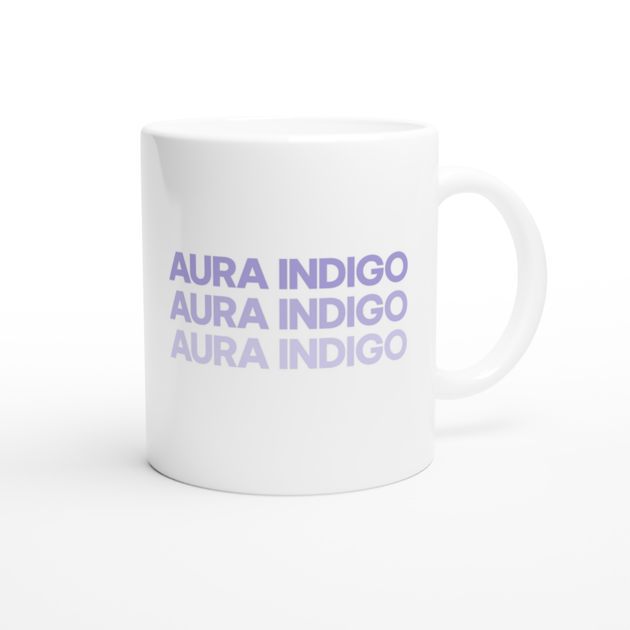 Aura Indigo Typography