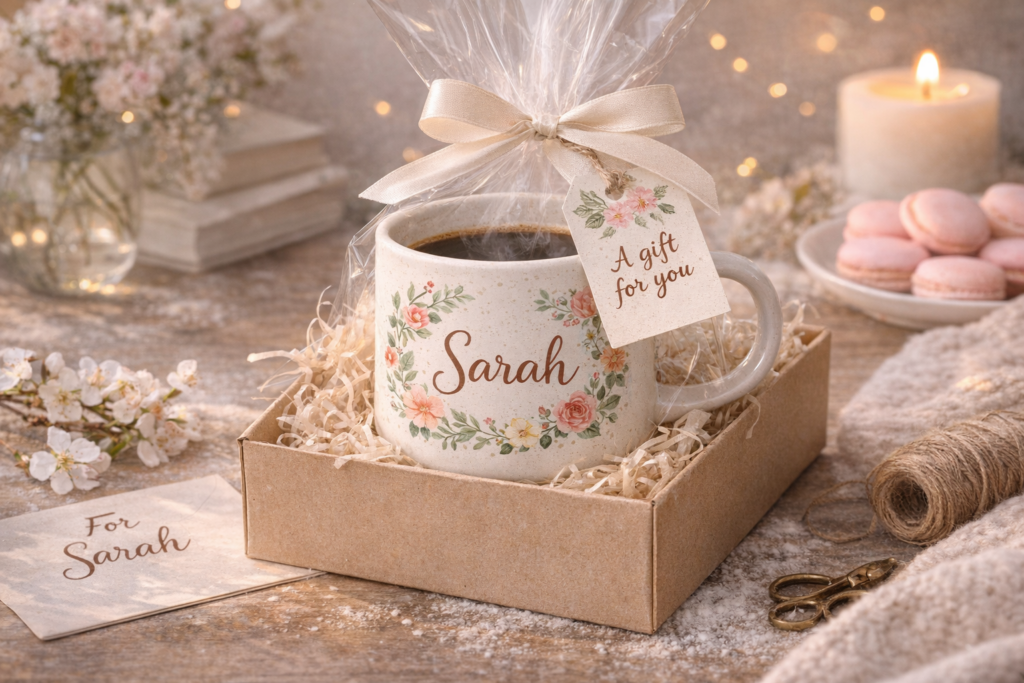 Small coffee mug gift that feels personal and thoughtful