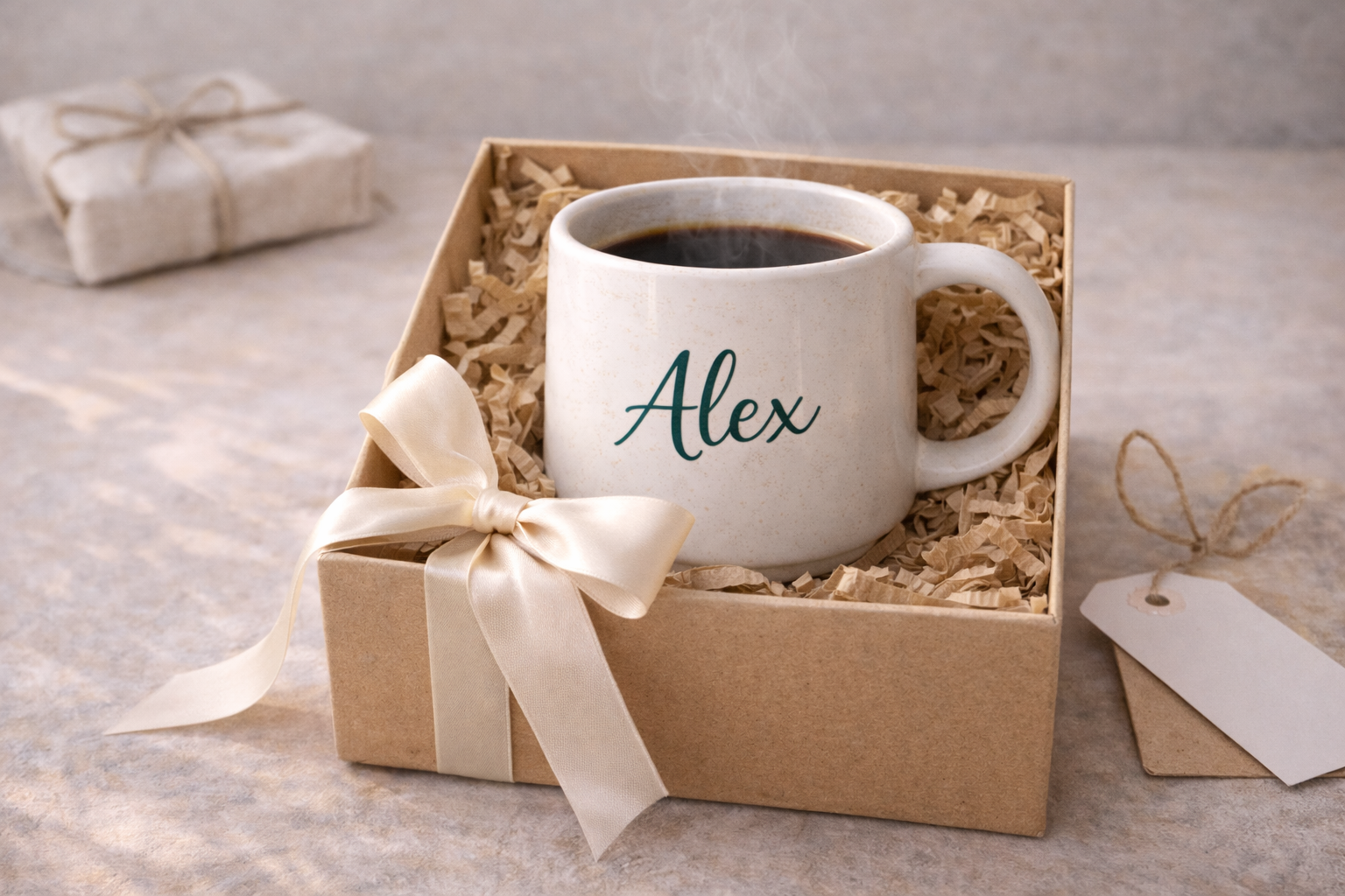 Coffee mug used as an everyday appreciation gift