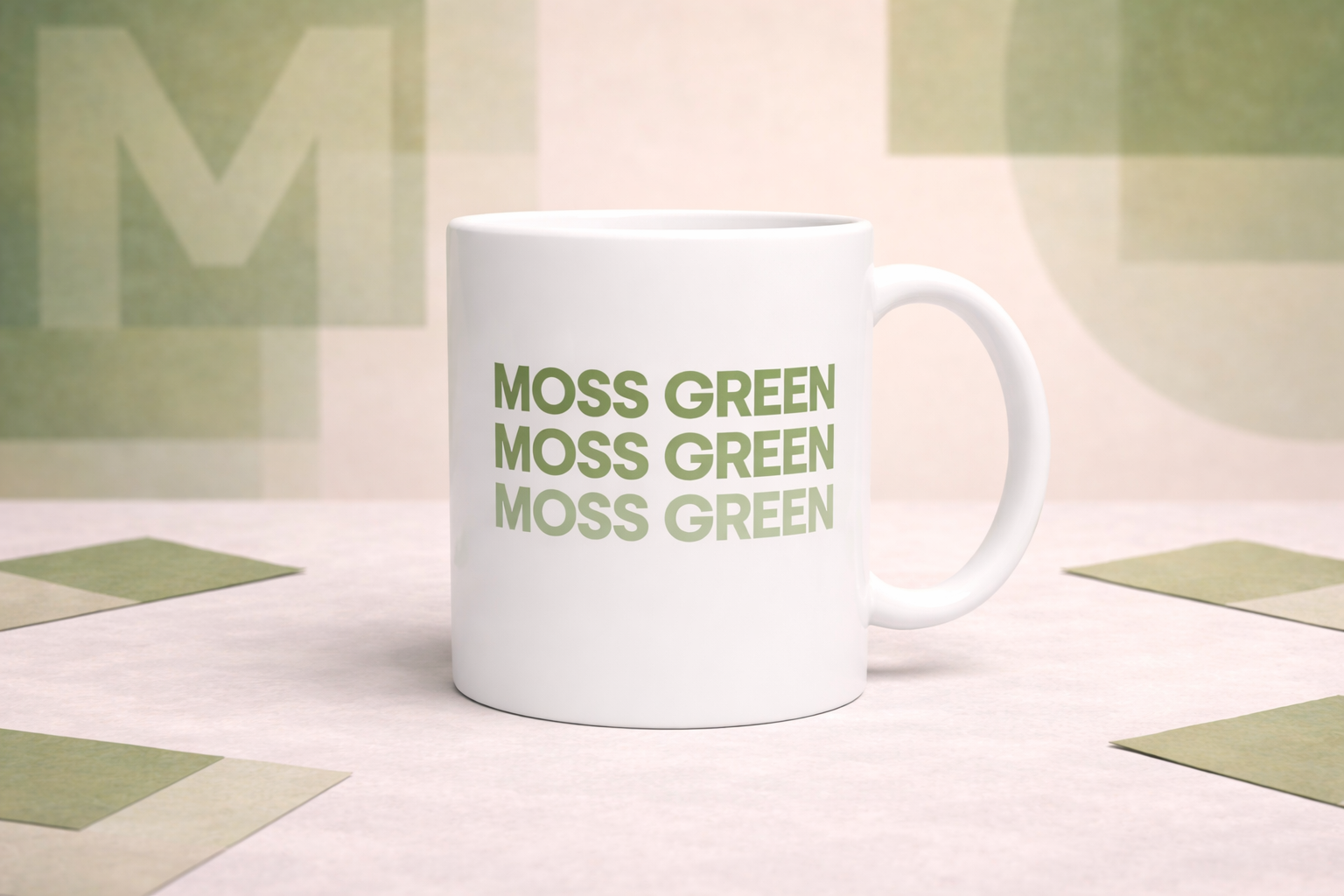 Moss Green Typography - Image 2