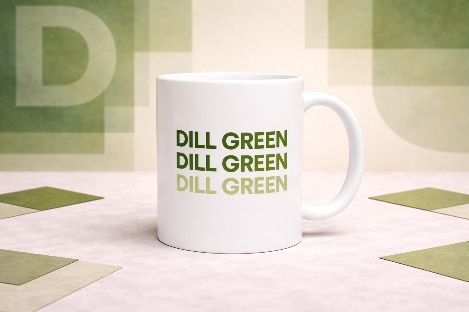 Dill Green Typography - Image 2
