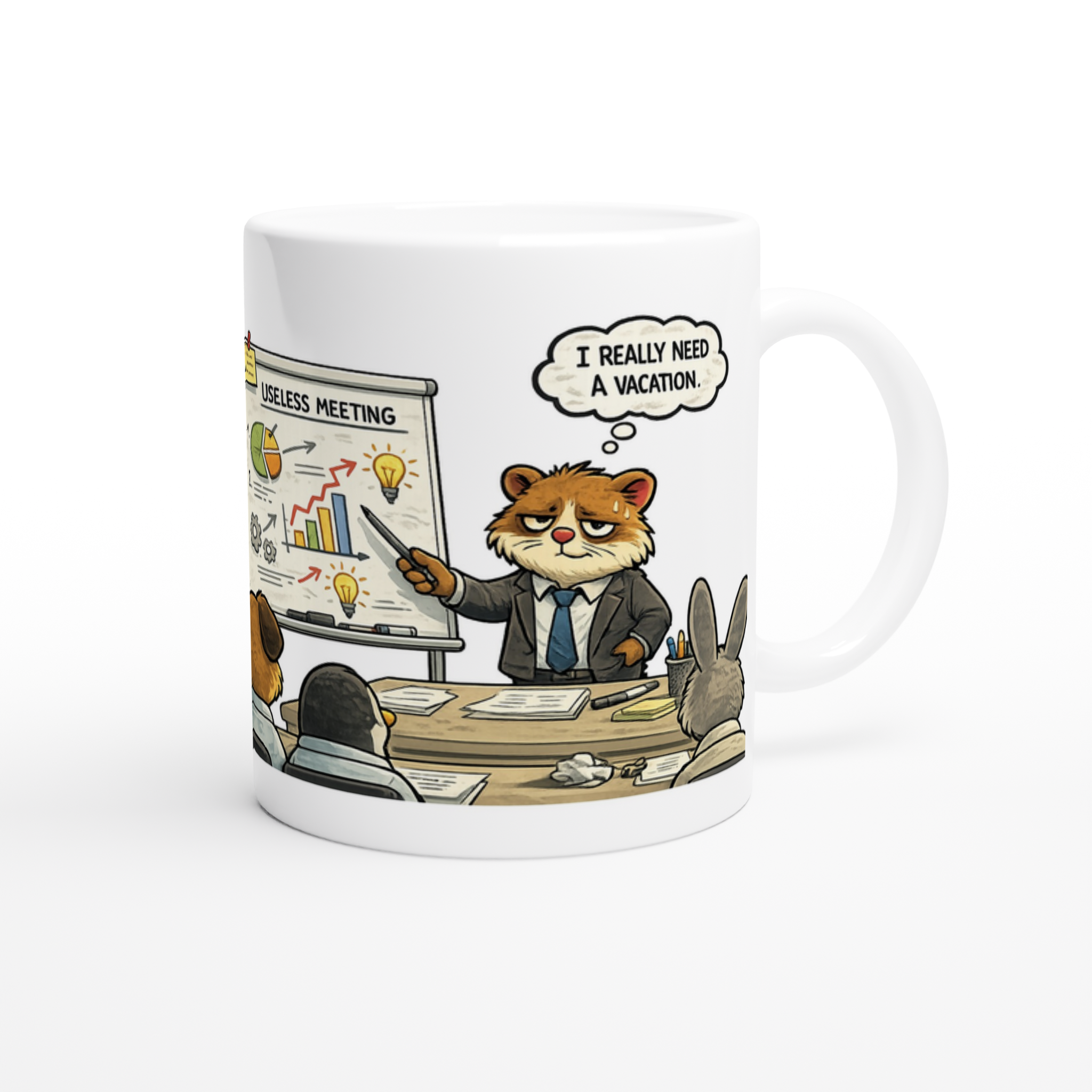 Useless Meeting Cat